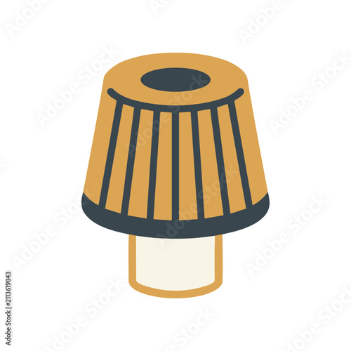 Car Air Filter Illustration - Engine Part, Automotive Component, Clean Air Intake