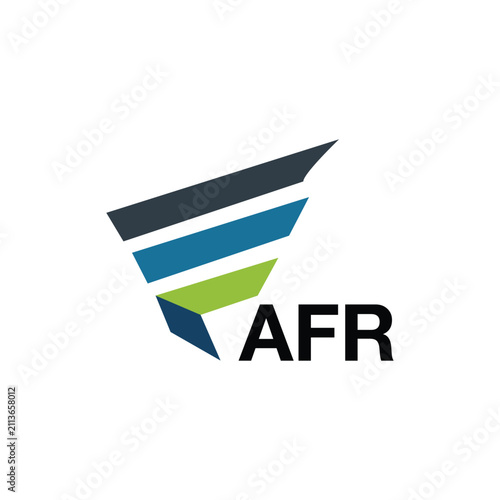 AFR letter logo design on white background. Creative  modern AFR letter logo design. Vector design.