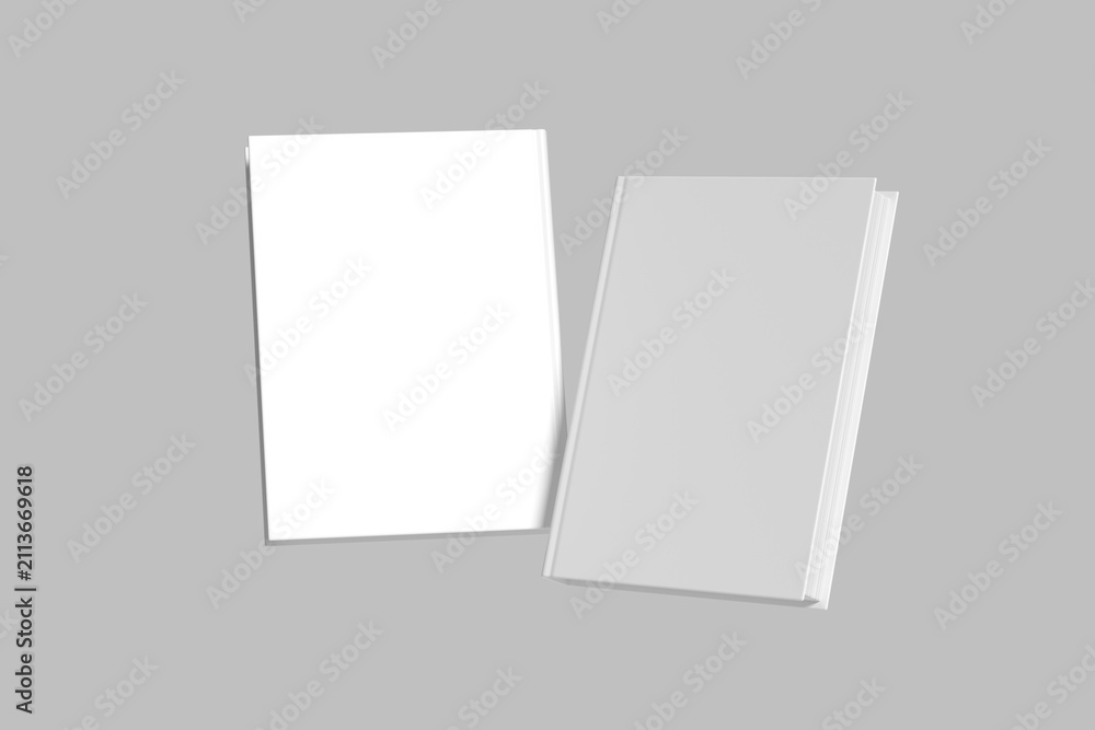 Fototapeta premium Book Hard Cover Blank Mockup