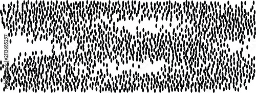 фотографія Abstract halftone stipple pattern, black and white grainy noise texture, distres