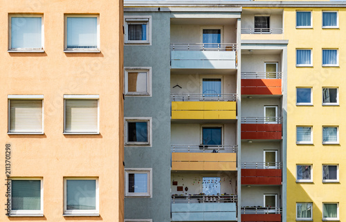 typical apartment house in austria