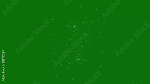 4k Magic glitter sparkle trail, fast glittering star lines, fairy dust wand shimmer transition on green screen, Dual white particle swirl circular motion effect particles magic light sparkle.