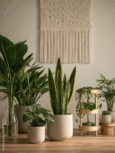 Cozy Indoor Plant Corner