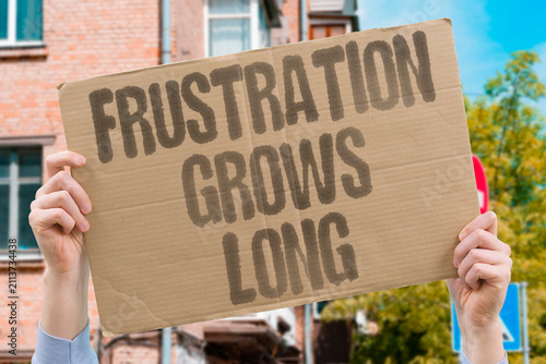Foto "Frustration Grows Long" Sleepless hours feel endless once annoyance sets in