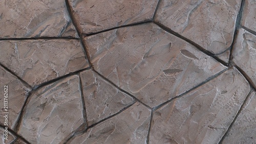 Textured Stone Paving Pattern