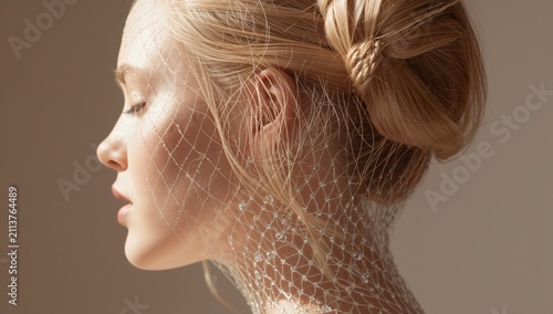 Portrait of a Person With a Braid Taken in a Studio Setting During Daylight