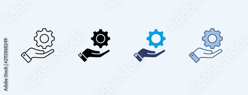 Photos Preferences Multiple Icon Illustration Vector