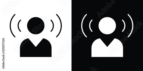 Brand awareness icon minimal illustrations series