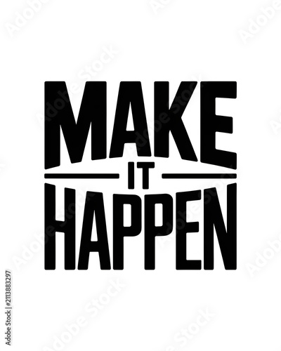 Bold motivational text T-Shirt Design with a clean layout for apparel graphics isolated on transparent background