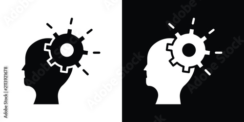 Bild auf Leinwand Realization icon