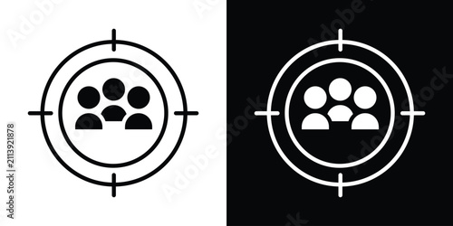 Fotografía Target audience icon