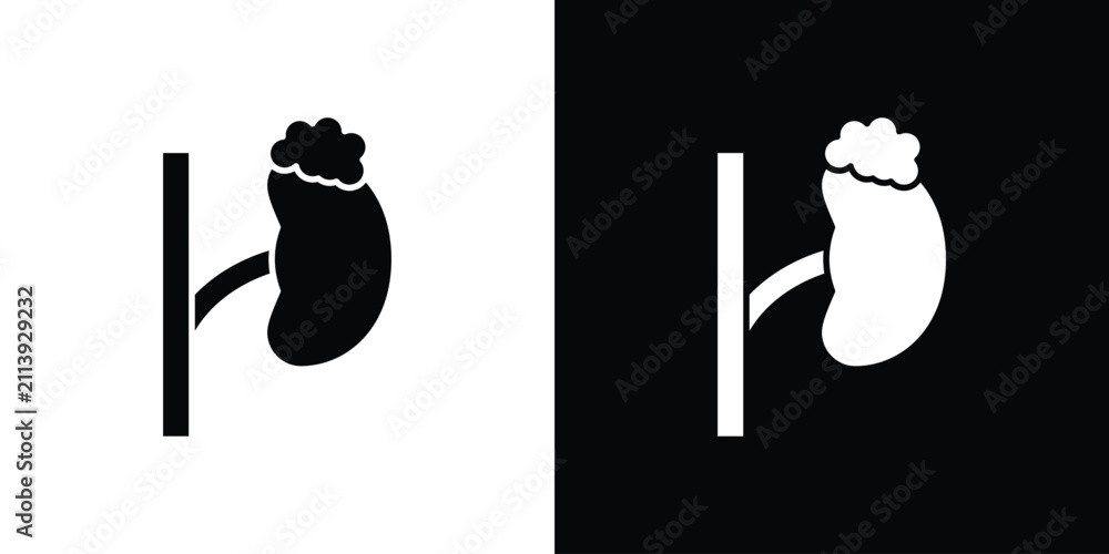 Fotografie Adrenal gland icon
