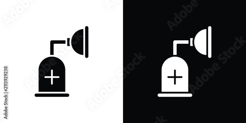 Cuadro en lienzo Anesthesia icon