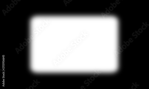 Camera viewfinder with dark vignette effect and transparent background copy space.