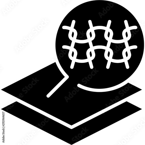 Solid Fill Nylon Fiber Icon