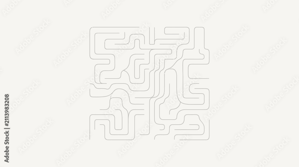 Obraz premium Abstract minimalist white circuit board pattern background.