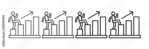Progress Icon Set Different Style Collection
