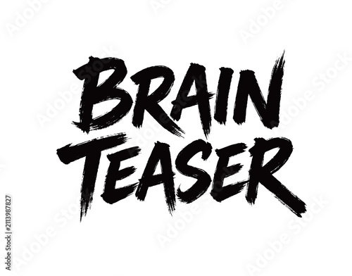 Foto BRAIN TEASER Handwriting