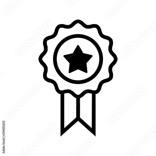 Award Ribbon Star Icon