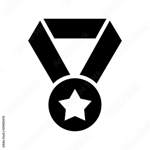 Gold Medal Ribbon Icon