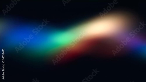 Vibrant Color Waves in Motion Creating Abstract Light Patterns throughout the Frames