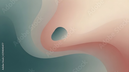 Abstract Background with Soft Organic Shapes and Smooth Gradient Transitions, Evoking a Modern and Elegant Visual Aesthetic