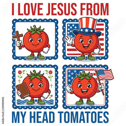 I Love Jesus From My Head Tomatoes