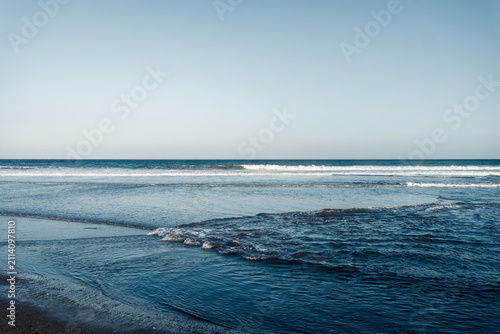 Принти на полотні sea waves and blue sky