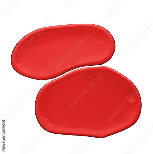 Photography PNG red liquid bubble macro shot red blood cell