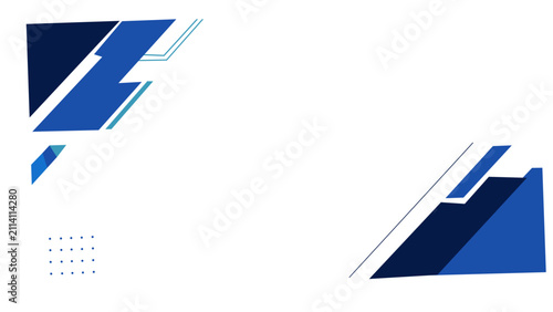 professional background blue border corporate