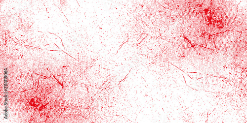 Abstract red and white textured background, depicting organic patterns and fibers with a distressed, artistic feel.