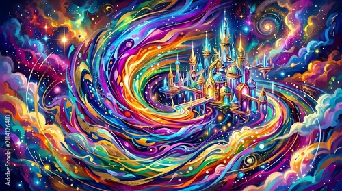 abstract fractal background