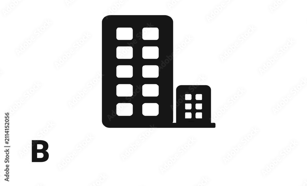 Naklejka premium Building free icon