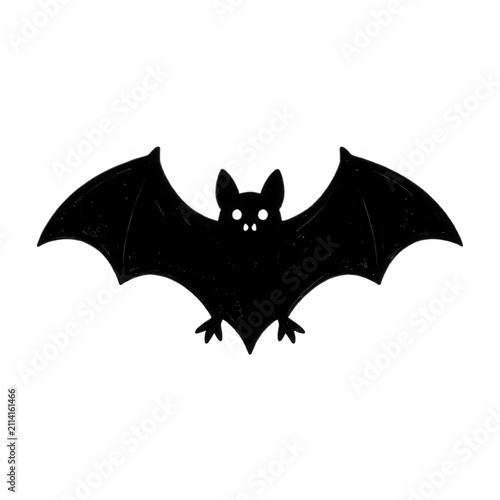 Black Bat Silhouette Transparent Background