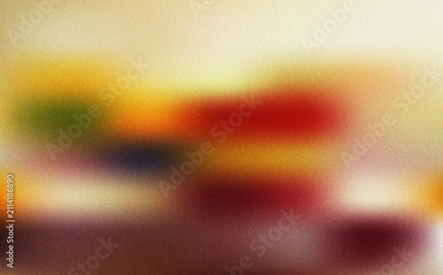 Bild auf Leinwand Organic blend of warm hues featuring soft red and yellow gradients with a distin