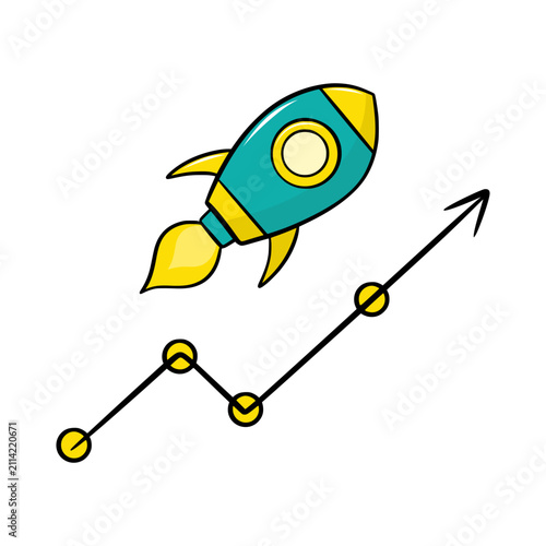 Progress Handdrawn icon illustration