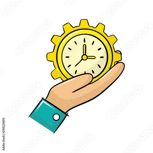 Time Management Handdrawn icon illustration
