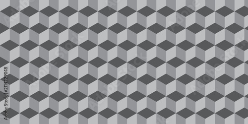 3d modeling cubes Illustration decoration seamless white material pattern square design.