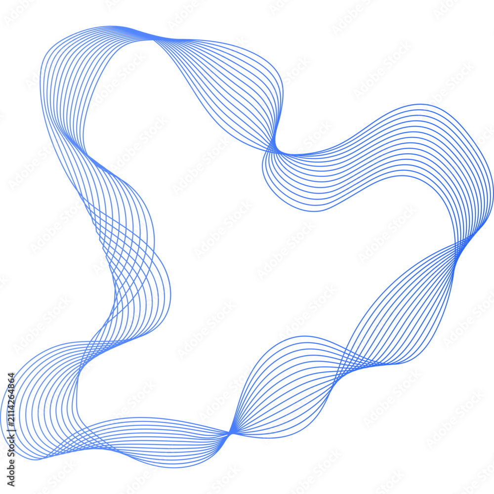 Fototapeta premium Blob Blend Gradient