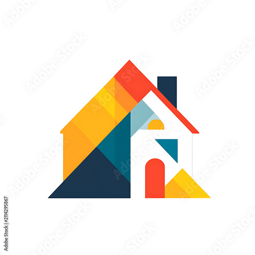 Simple home icon style illustration