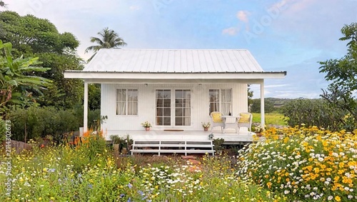 house in the garden