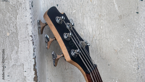 Obraz na płótnie electric guitar headstock