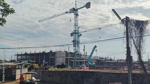 cranes in port