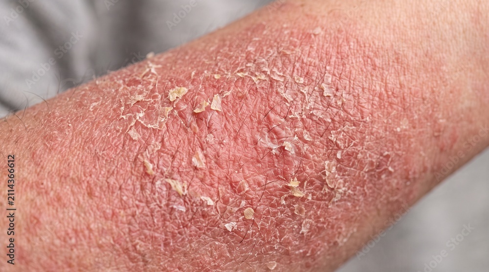 Fototapeta premium Psoriasis on the Elbows
