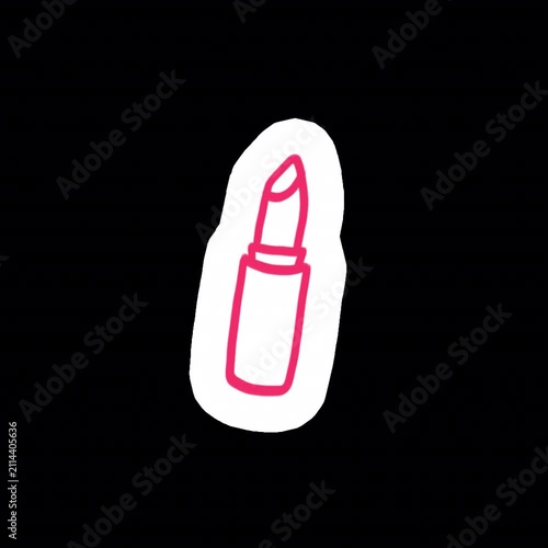 Lipstick Icon Animation