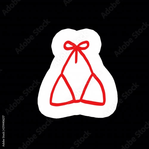 Bikini Top Icon Animation