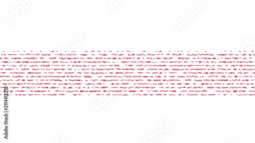 Abstract red data glitch pattern on white background noise error texture