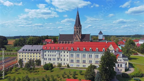 Erzabtei Sankt Ottilien, Kloster der Missionsbenediktiner, Eresing, Bayern, Deuschland