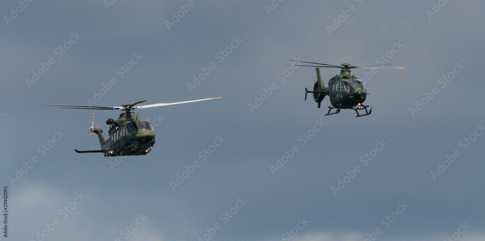 Fototapeta premium helicopter in flight
