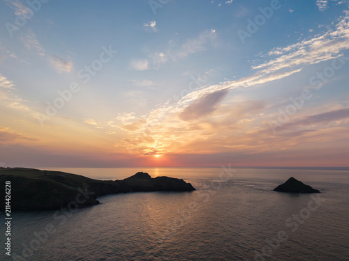 Beautiful drone landscape i...